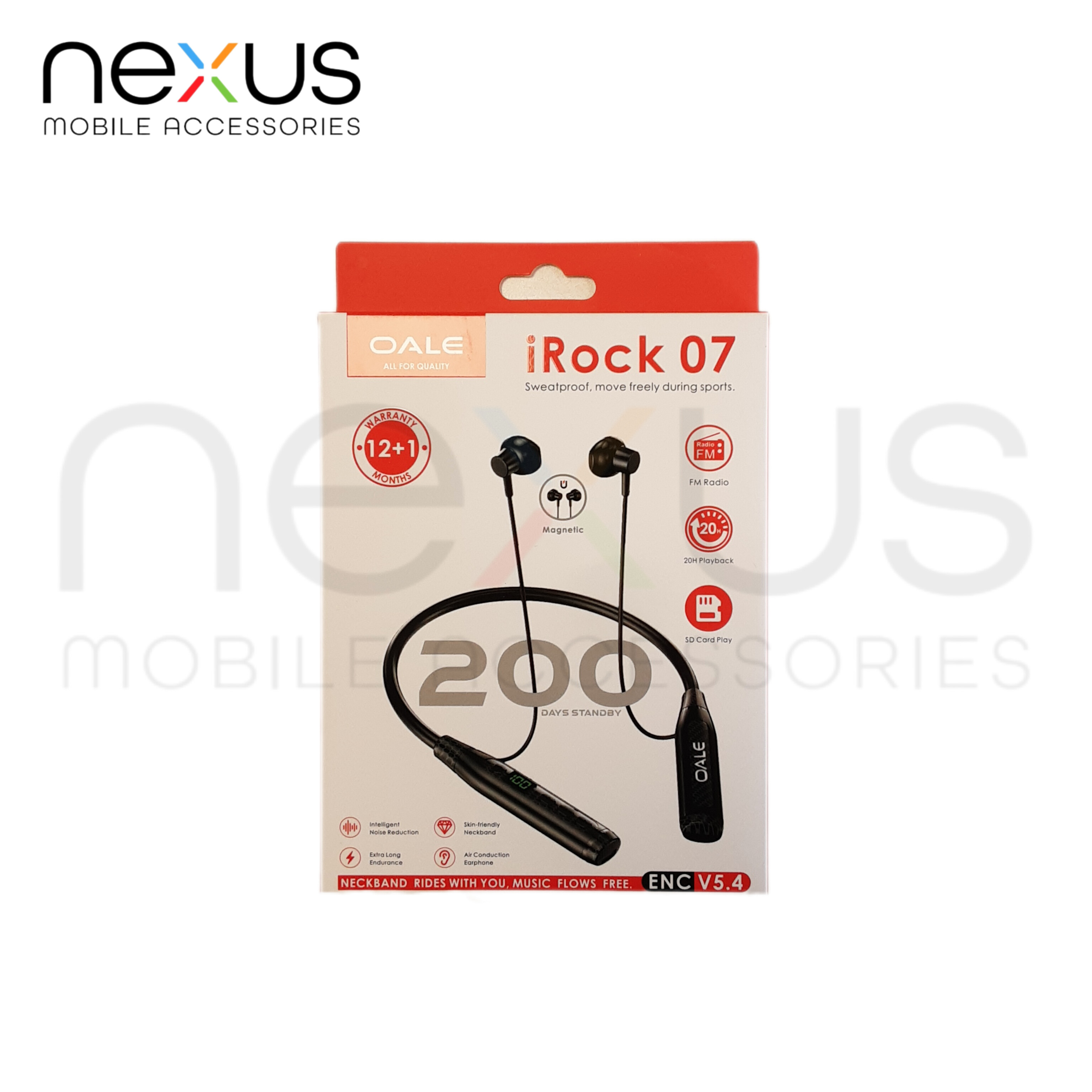 ایرفون گردنی OALE مدل IROCK 07