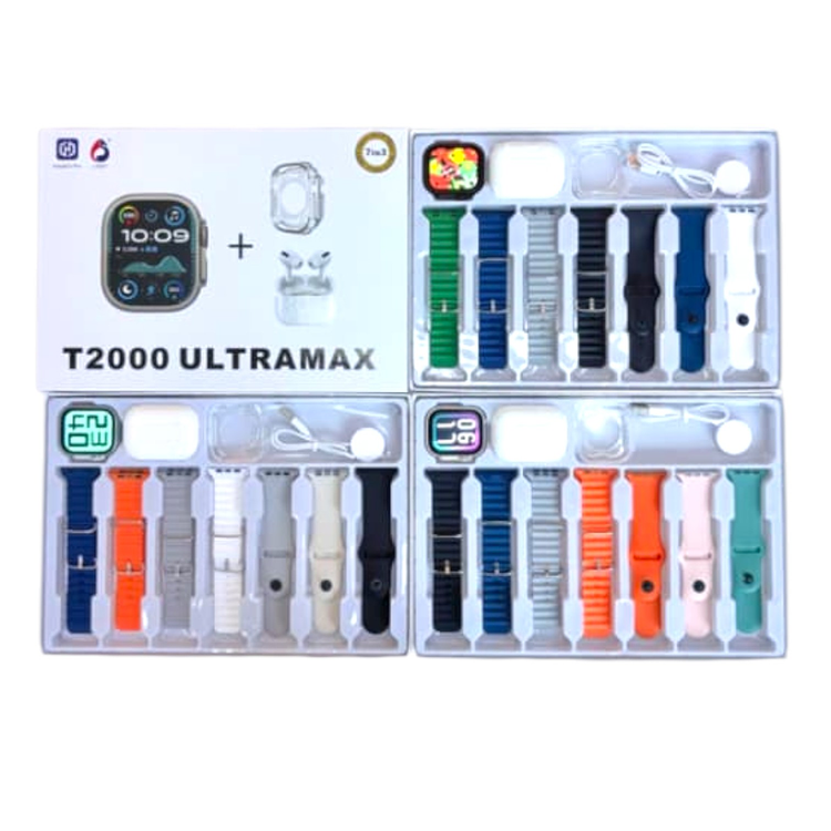 ساعت T2000 ultra max هفت بند همراه ایرپاد