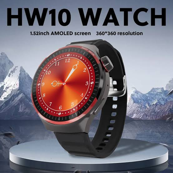 ساعت هوشمند HW 10 PRO دو بند صفحه گرد