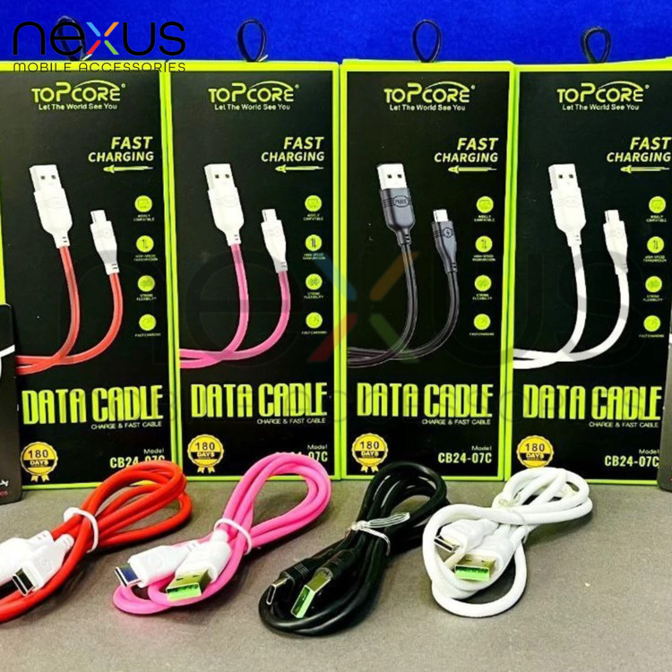 کابل شارژ topcore type c